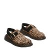Klapki Dr. Martens JORGE II Light Tan+Black Mini Leopard Spot Hair On+EH Suede 41088200